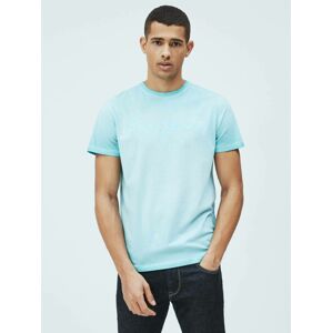 Pepe Jeans pánské tyrkysové tričko West - XL (528)